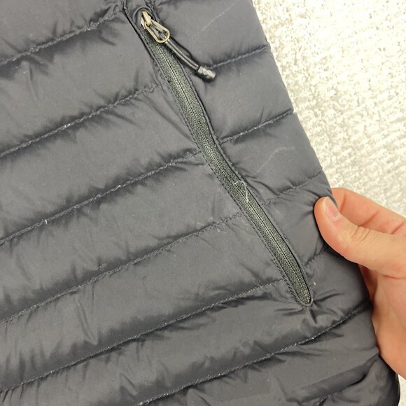 The North Face Stretch Down Jacket 700 Fill Men's L Puffer Black Packable Read* - Picture 14 of 16